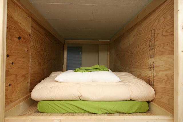 Dormitory bed at Edo Tokyo Hostel